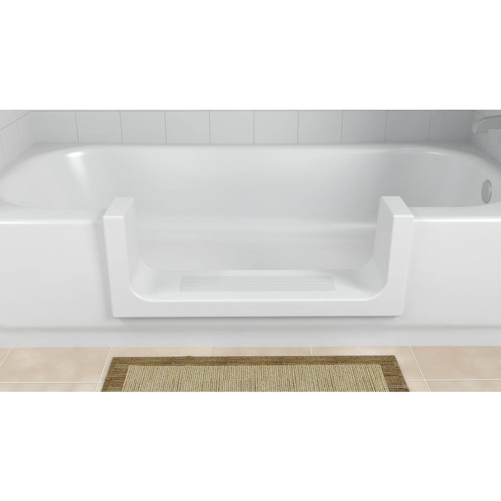 Medium White Step Bathtub Conversion Kit - Super Arbor