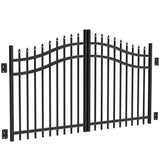 Freedom 5-ft Black Aluminum Driveway Gate