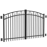 Freedom 56.5-ft Black Aluminum Driveway Gate