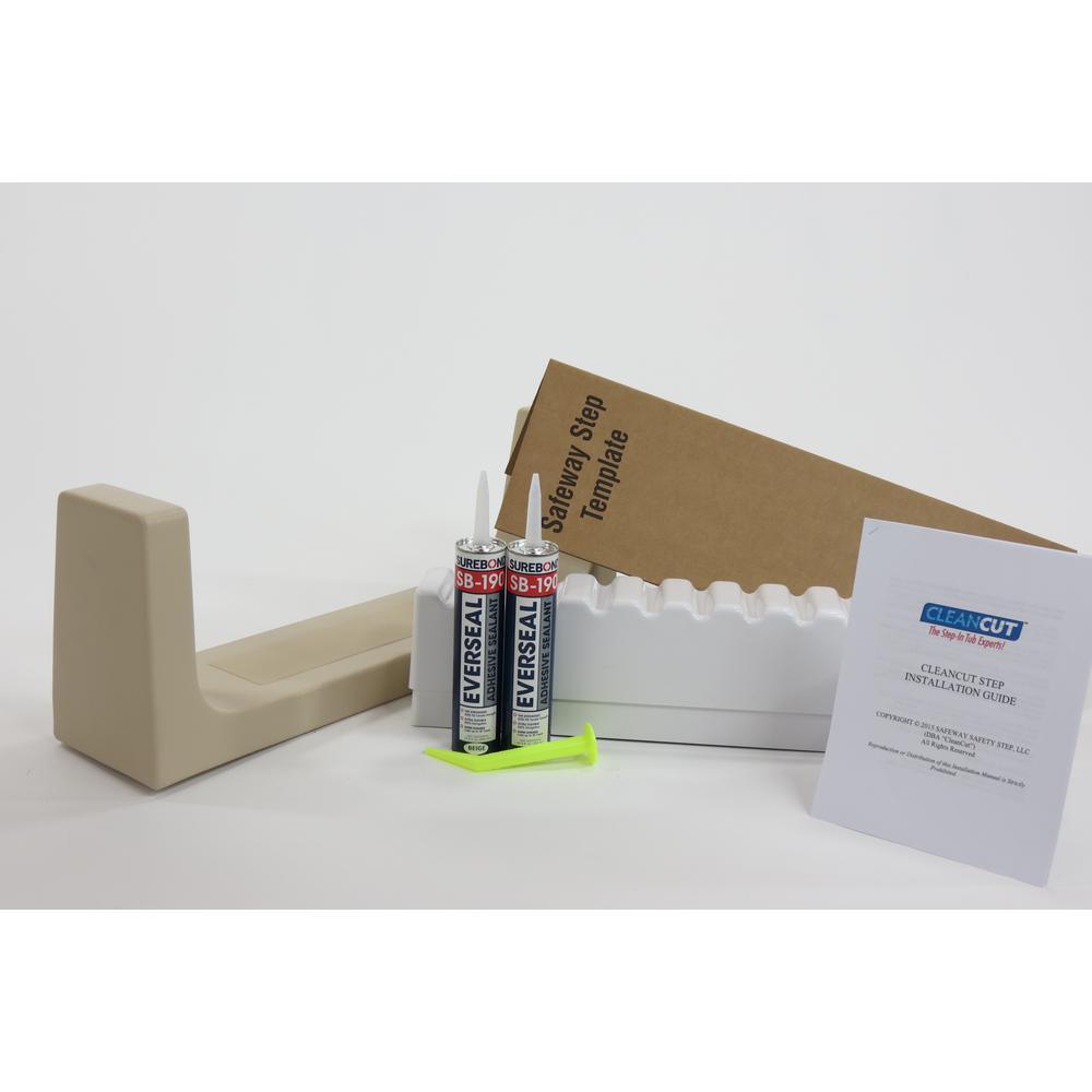 Medium White Step Bathtub Conversion Kit - Super Arbor