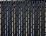 Pexco 4-ft H x 1-in W Black Hdpe Chain Link Fence Slat 82-Pack