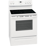 Frigidaire 30-in Smooth Surface 5 Elements 5.3-cu ft Freestanding Electric Range (EasyCare Stainless Steel) - Super Arbor