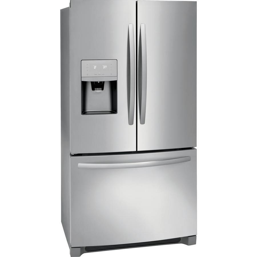 Frigidaire 26.8-cu ft French Door Refrigerator with Ice Maker (Black Stainless Steel) ENERGY STAR - Super Arbor