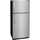 Frigidaire 20.4-cu ft Top-Freezer Refrigerator (EasyCare Stainless Steel) - Super Arbor