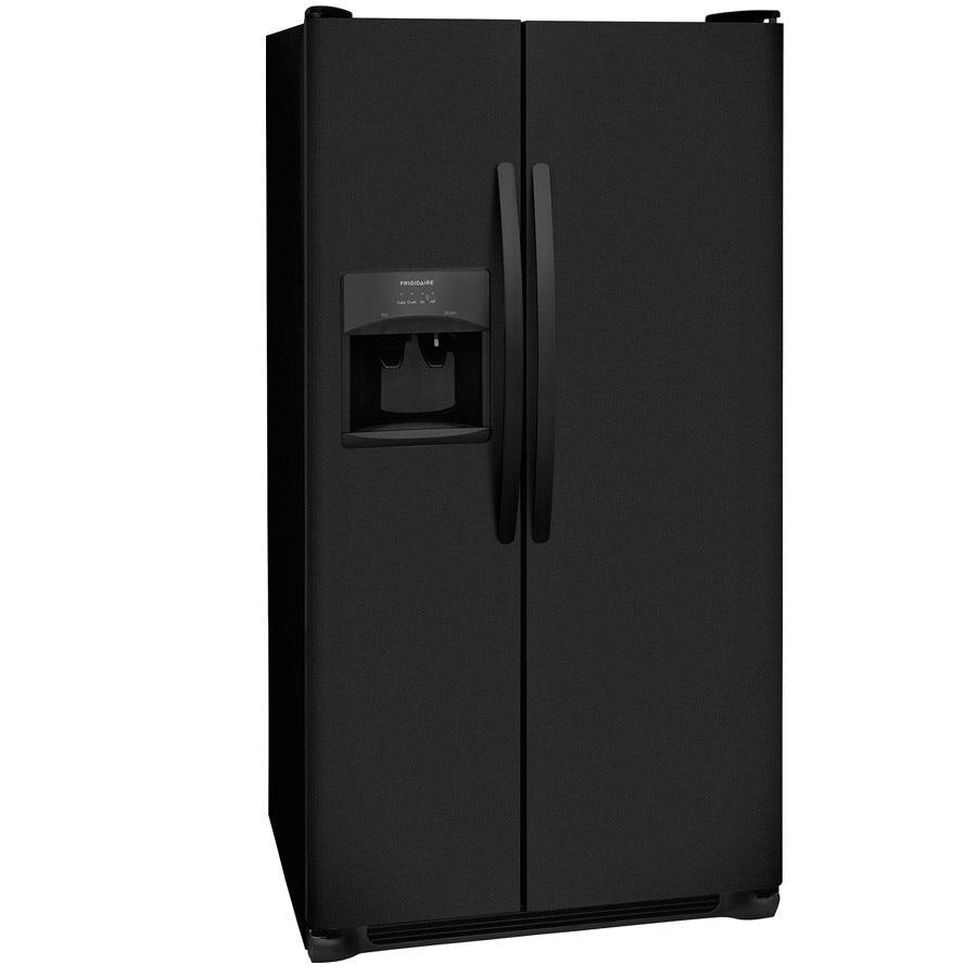 Frigidaire 22-cu ft Side-by-Side Refrigerator with Ice Maker (EasyCare Stainless Steel) - Super Arbor