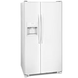 Frigidaire 22-cu ft Side-by-Side Refrigerator with Ice Maker (EasyCare Stainless Steel) - Super Arbor