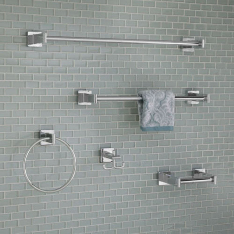 American Standard Double Hook Satin Nickel Towel Hook - Super Arbor