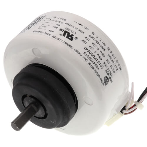 Goodman-Amana 0131P00054SP motor - front view (Voltage: 208/230V; RPM: 1100)