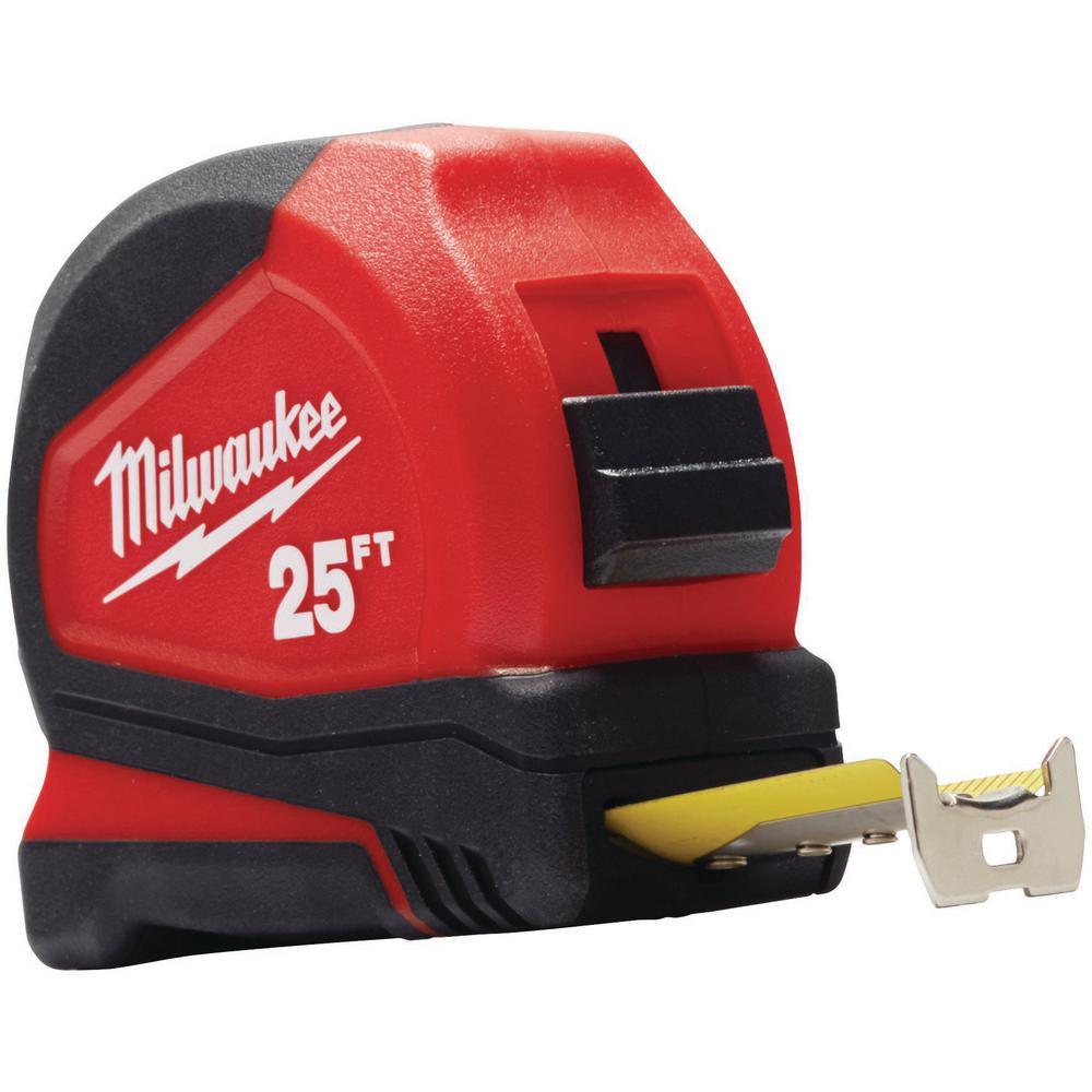 25 ft. Compact Tape Measure W/ Jobsite Straight Scissors - Super Arbor