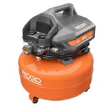 6 Gal. Electric Pancake Air Compressor and 18-Gauge 2-1/8 in. Brad Nailer - Super Arbor
