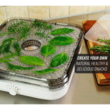 5-Tray White Turbo Food Dehydrator