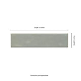 Lakeview Jade 3 in. x 12 in. Glossy Ceramic Wall Tile (5.5 sq. ft./Case)
