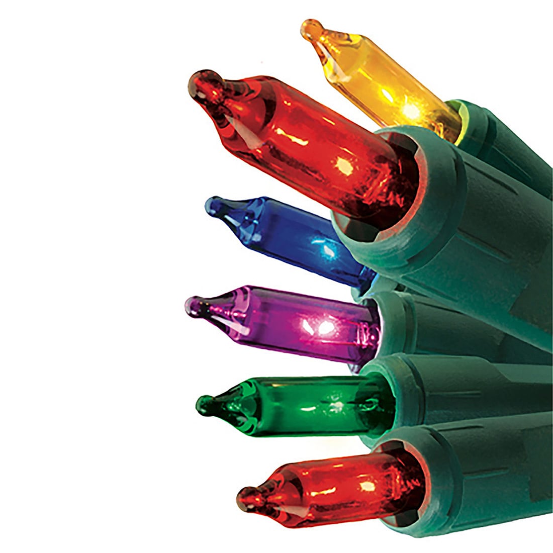 GE ConstantON 100-Count 20.6-ft Multicolor Incandescent Plug-In Christmas String Lights
