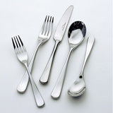 Stephanie 20-Piece Satin 18/0 Stainless Steel Flatware Set (Service for 4)
