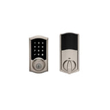 Premis Touchscreen Smart Lock Satin Nickel Single Cylinder Electronic Deadbolt Featuring SmartKey Security - Super Arbor