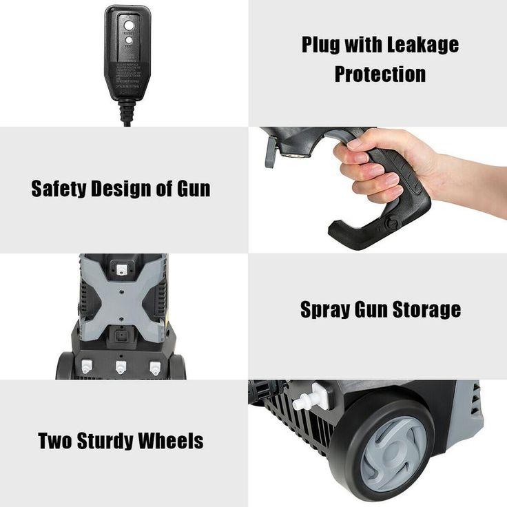 Costway 2030 PSI 1.8 GPM Cold Water Electric Pressure Washer with All-in-One Nozzle