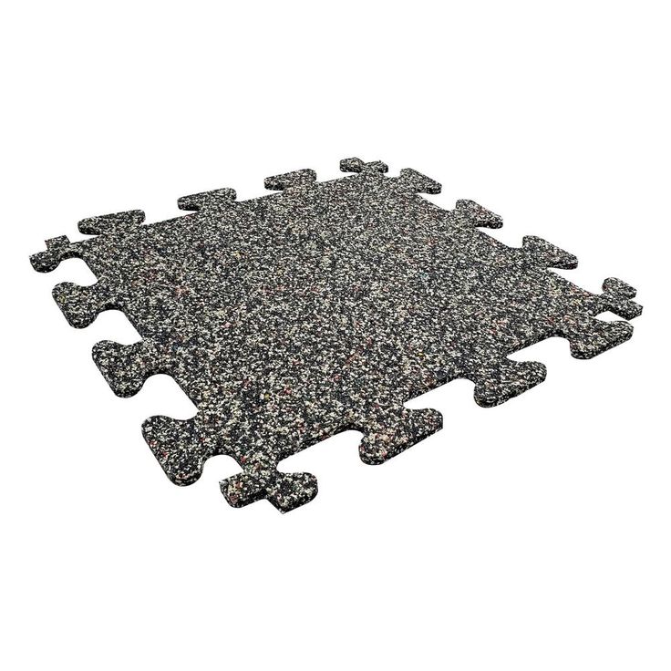 TrafficMaster 18 in. x 18 in. Rubber Gym/Exercise Flooring Tiles with Nike Grind (14.32 sq. ft.) (6-Pack) Colors will Vary