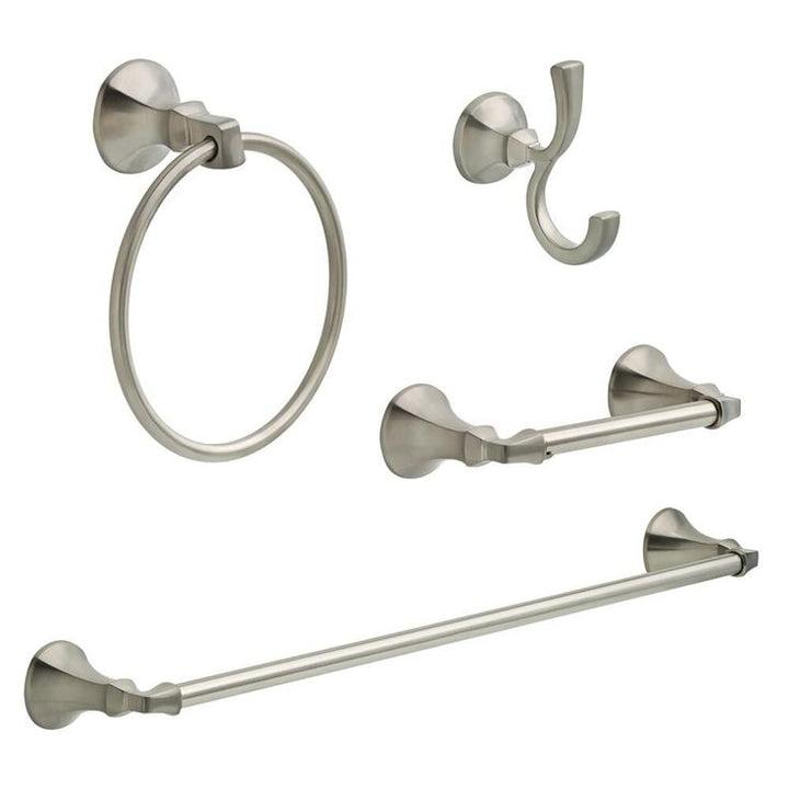 DELTA 4-Piece Ashlyn Stainless Decorative Bathroom Hardware Set