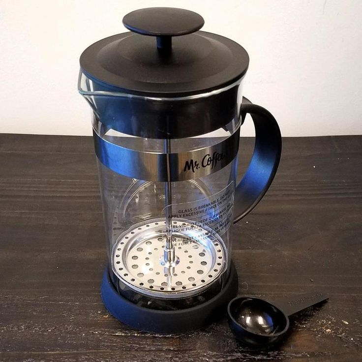 Mr. Coffee 6-Cup Clear Residential French Press