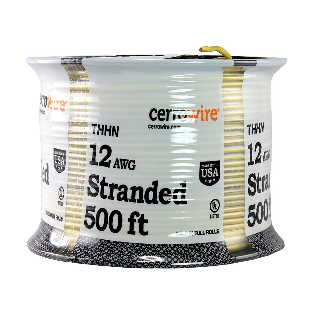 500 ft. 12/1 Blue Stranded THHN Wire - Super Arbor