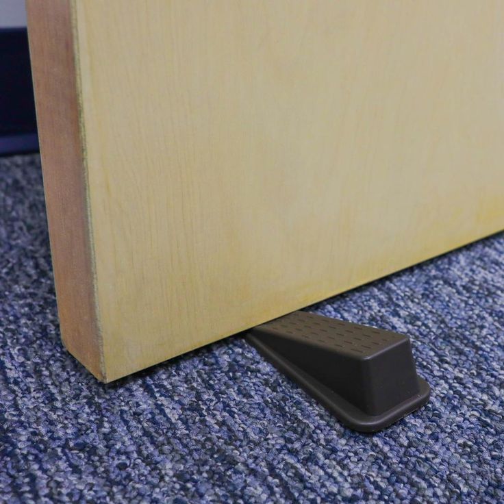 5.12 in. Brown Heavy-Duty Door Stop