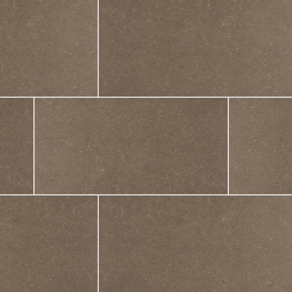Beton Glacier 12 in. x 24 in. Matte Porcelain Floor and Wall Tile (16 sq. ft. / case) - Super Arbor