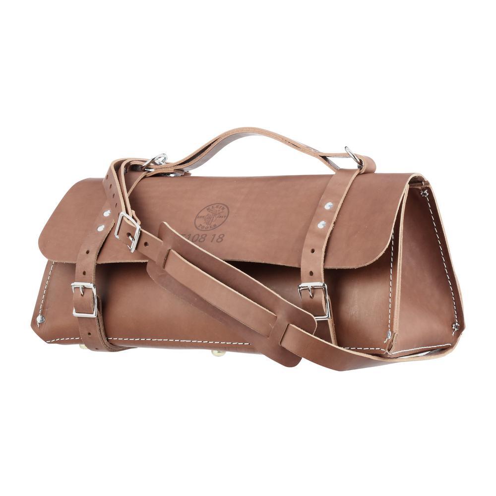 8 in. Deluxe Leather Tool Bag - Super Arbor