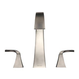 Leary Curve 2-Handle Deck-Mount Roman Tub Faucet in Brushed Nickel