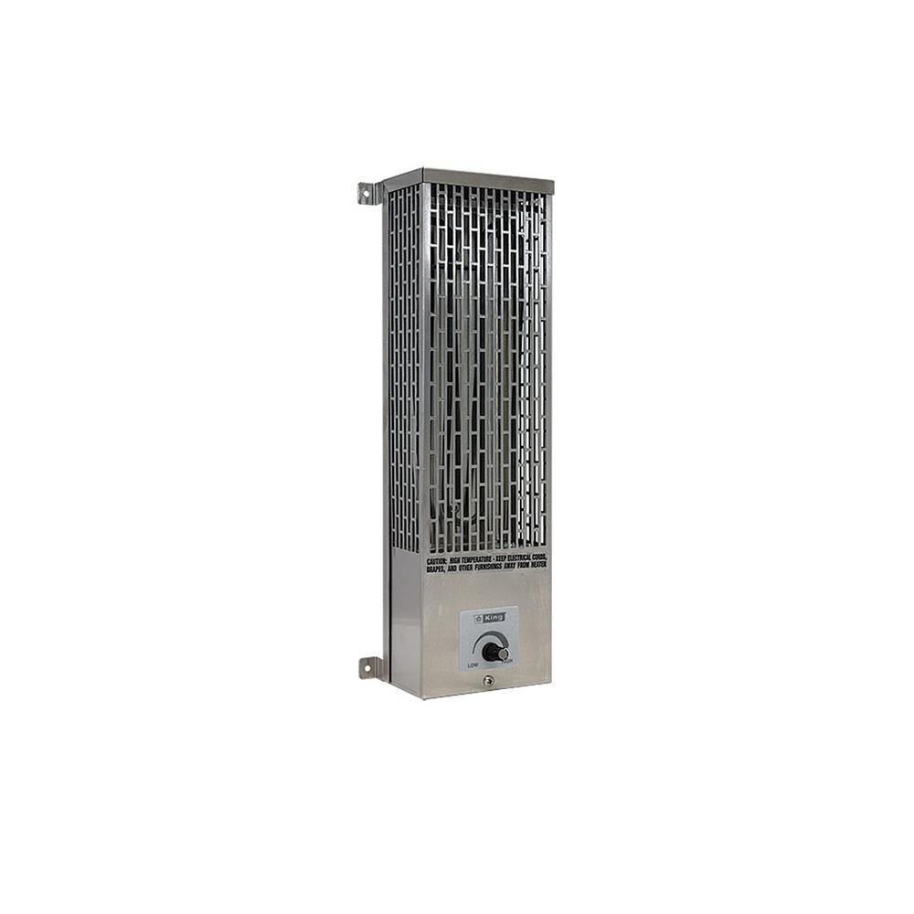 120-Volt 1000-Watt 17" Pump House Heater Stainless Steel - Super Arbor