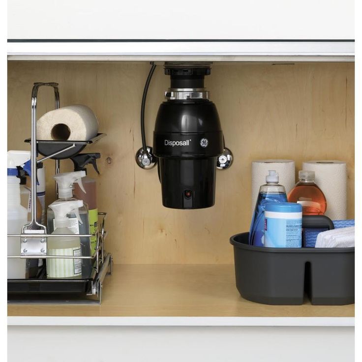 GE 1/2-HP Continuous Feed Noise Insulation Garbage Disposal