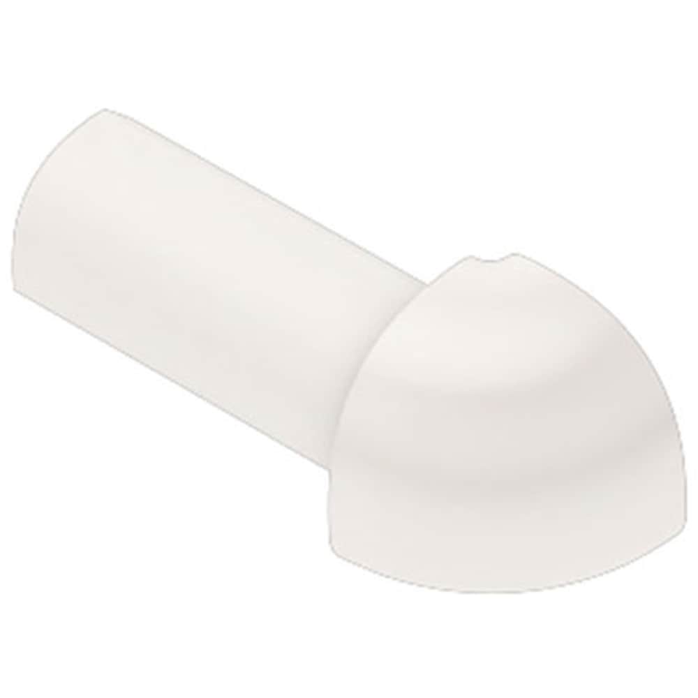 Schluter Systems Rondec 0.25-in W x 1-in L White PVC Outside Corner Tile Edge Trim