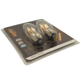 Sunlite 40-Watt Equivalent B11 Vintage Filament Chandelier LED Light Bulb in Warm White, 2700K (4-Pack)