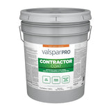 Valspar Pro Contractor Coat Semi-Gloss High Hide White Latex Interior Paint, 5-Gallon (640 fl oz)