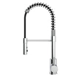Keeney Studio Polished Chrome 1-Handle Deck-Mount Pull-Down Handle Kitchen Faucet