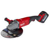 M18 FUEL 18-Volt Lithium-Ion Brushless Cordless 7/9 in. Grinder Kit W/ (2) 12.0Ah Batteries, Bag & Rapid Charger