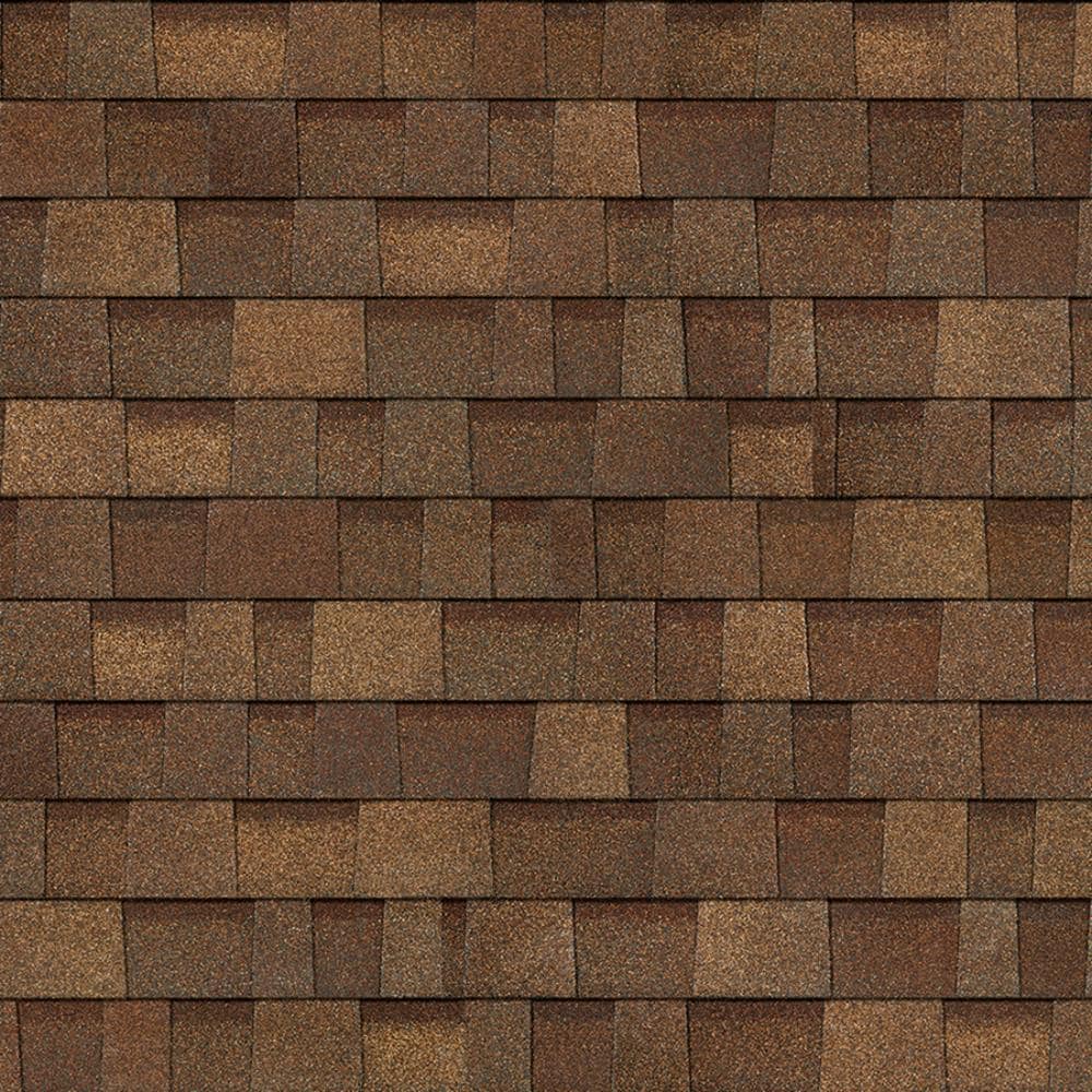 Owens Corning Oakridge Architectural Roof Shingles, Artisan Aged Cedar, 32.8-sq ft per Bundle