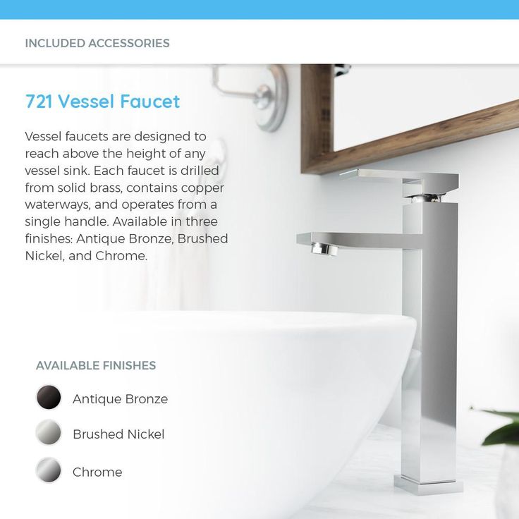 MR Direct Porcelain Vessel Sink in White with 721 Faucet and Pop-Up Drain in Brushed Nickel