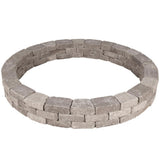 Pavestone RumbleStone 79.5 in. x 10.5 in. Tree Ring Kit in Cafe - Super Arbor