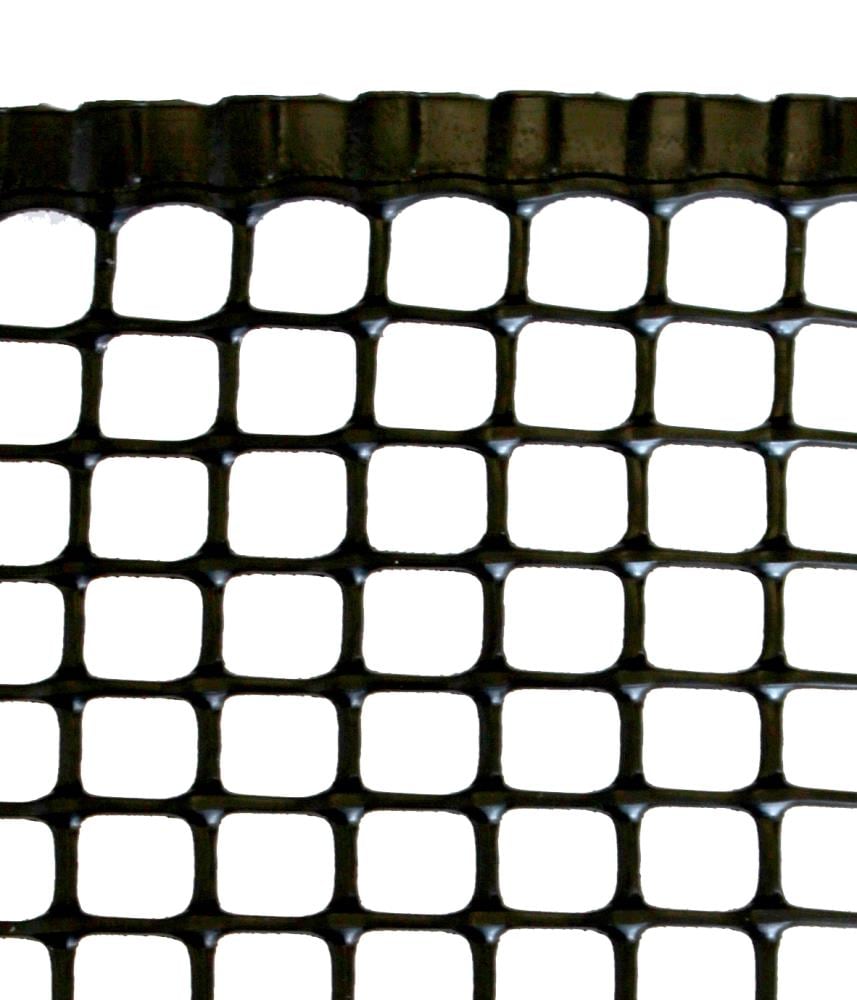 Tenax 15-ft x 3-ft Black Hdpe Extruded Mesh Rolled Fencing with Mesh Size 3/4-in x 1-in