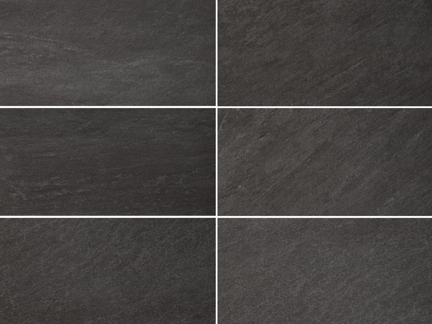 Style Selections Galvano Charcoal 12-in x 24-in Porcelain Granite Tile (Common: 12-in x 24-in; Actual: 11.85-in x 23.85-in)