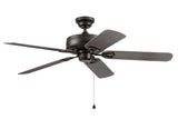Harbor Breeze Calera 52-in Antique/Aged Bronze Indoor/Outdoor Ceiling Fan, 5-Blade, Pull Chain