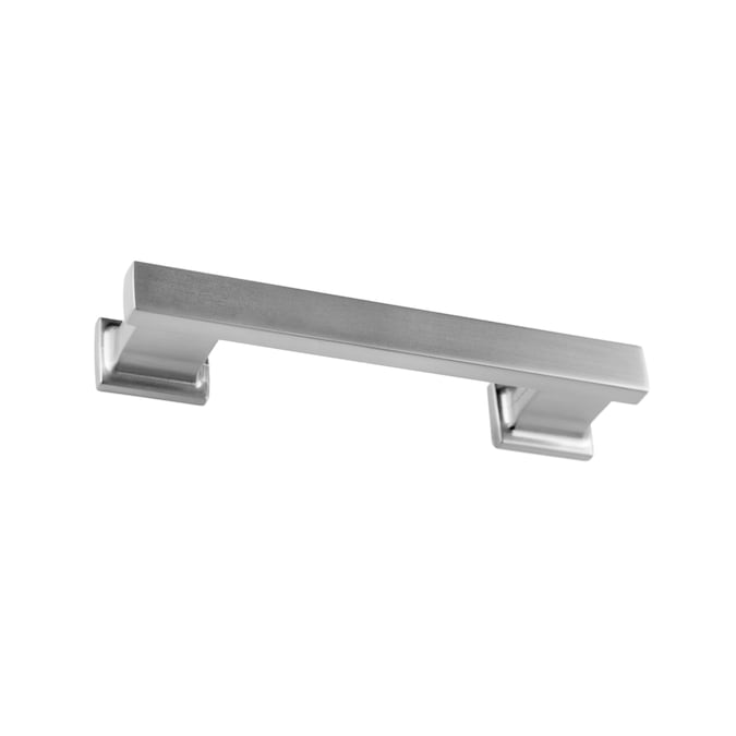 Sumner Street Home Hardware High desert 3-1/2-in (89mm) Center to Center Satin Nickel Rectangular Bar Drawer Pull