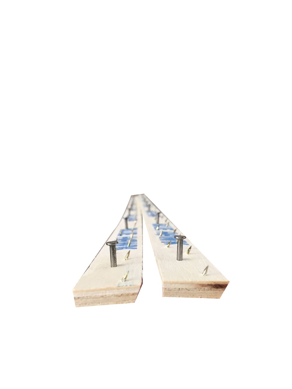 Blue Hawk 1-in Blue Tack Strip