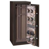 24-Gun Fire Resistant Back-Lit Electronic Lock Safe, Brown Hammertone - Super Arbor