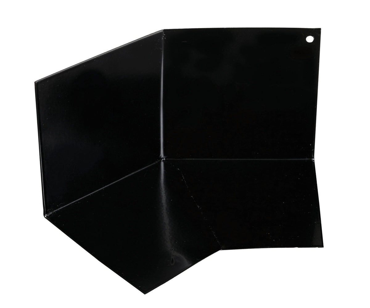 Amerimax 4-in x 8-in Black Galvanized Steel Step Flashing Diverter