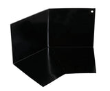 Amerimax 4-in x 8-in Black Galvanized Steel Step Flashing Diverter