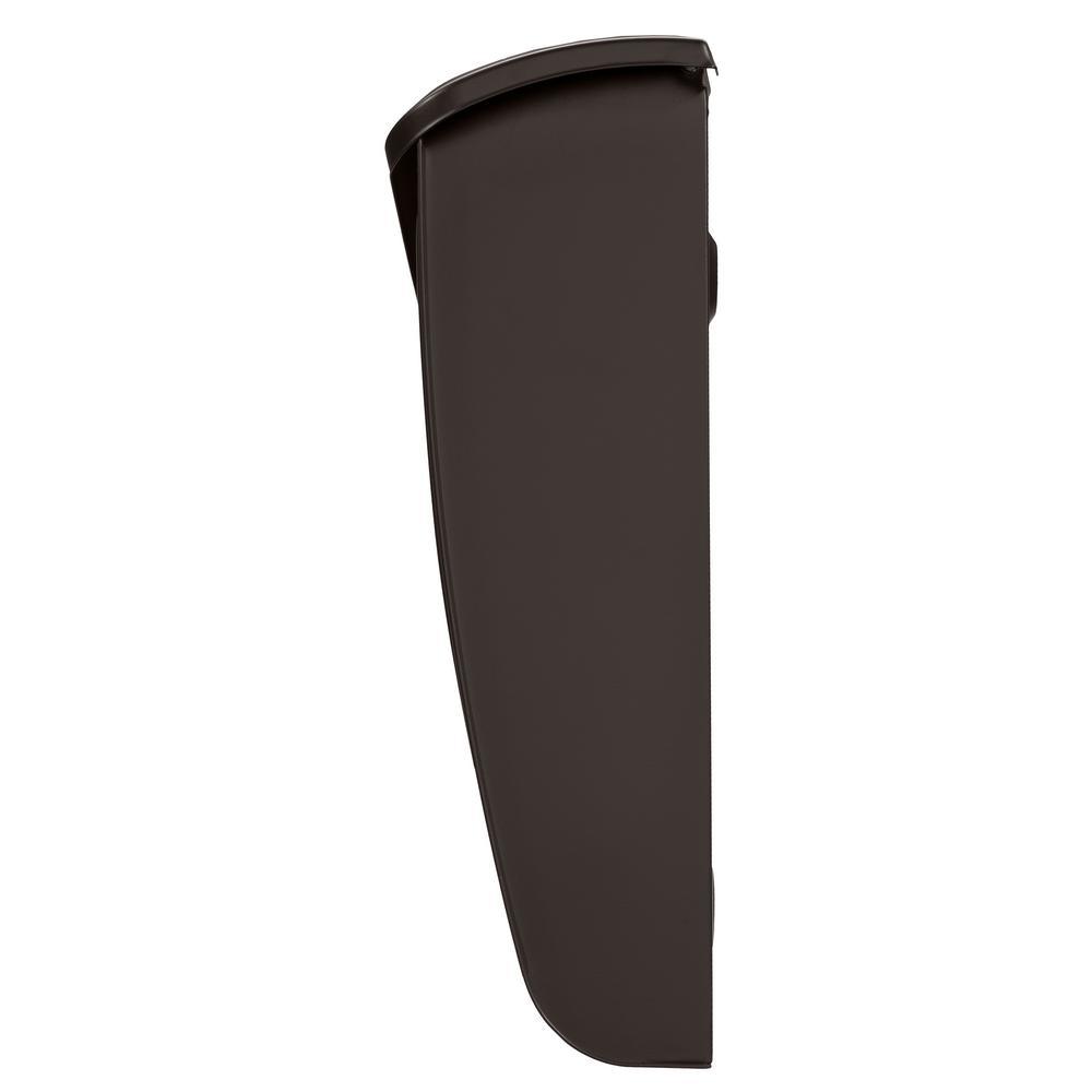 Bordeaux Locking Rubbed Bronze Wall Mount Mailbox - Super Arbor