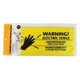 Zareba Systems 3-Pack Electric Fence Warning Sign