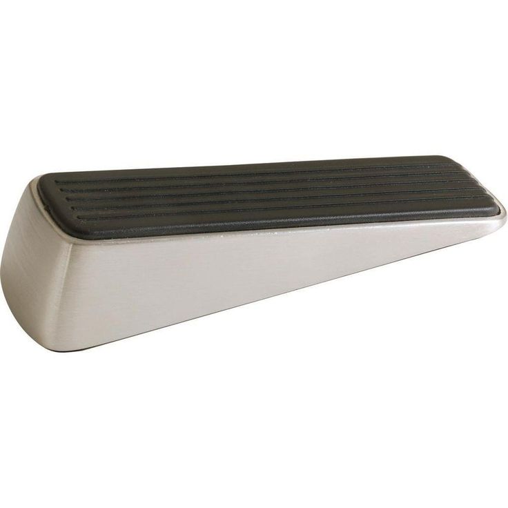Designer Satin Nickel Door Wedge