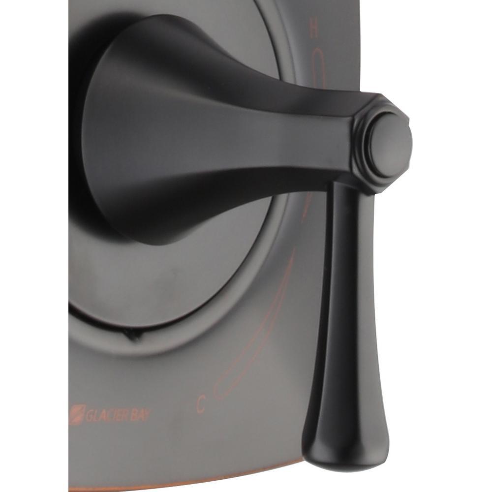 Stillmore Single-Handle 1-Spray Tub and Shower Faucet in Bronze (Valve Included) - Super Arbor